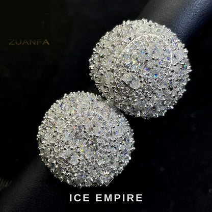 Iced Out Gold Plated Moissanite Ring