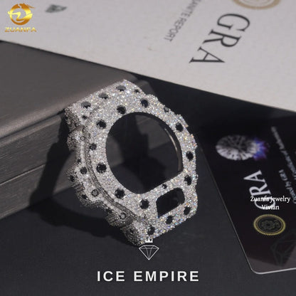 Iced Out 925 Silver Moissanite Watch