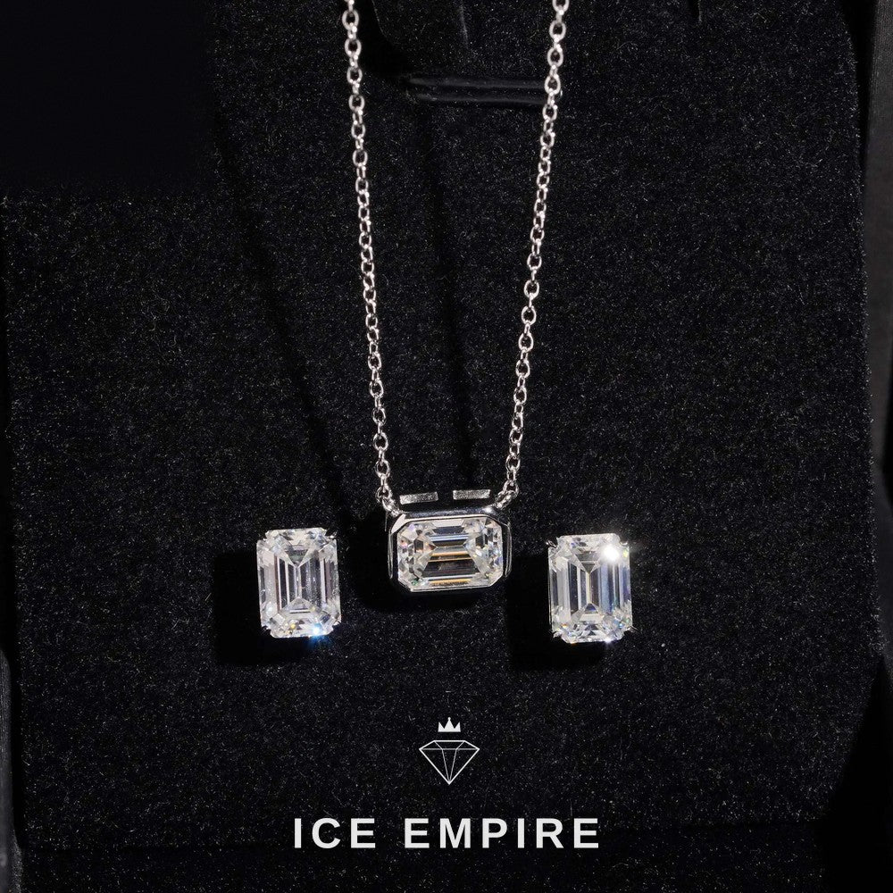 Iced Out Gold Plated Moissanite Pendant