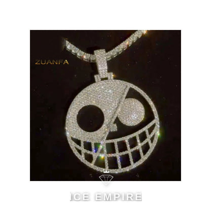 Iced Out Baguette Rose Gold Plated Cuban Chain