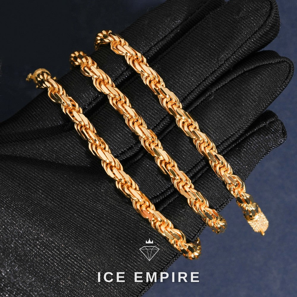 Iced Out 925 Silver Moissanite Cuban Chain