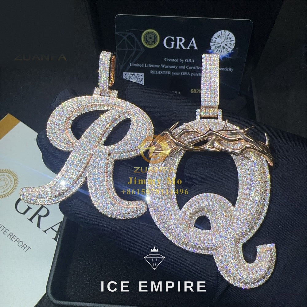 Iced Out 925 Silver Pendant