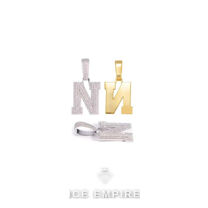 Iced Out 925 Silver Moissanite Pendant