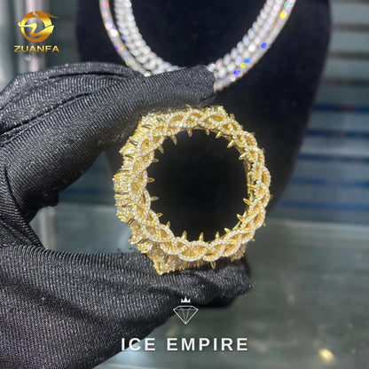 Iced Out 925 Silver Moissanite Watch