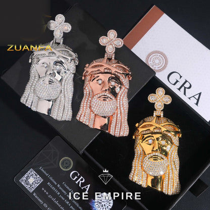 Iced Out Rose Gold Plated Pendant
