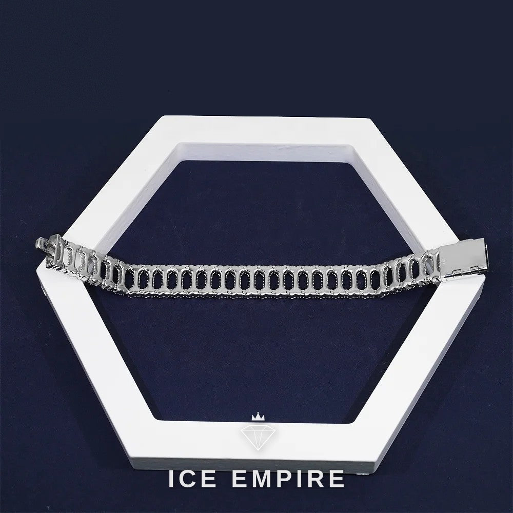 Iced Out Rose Gold Plated Moissanite Cuban Chain