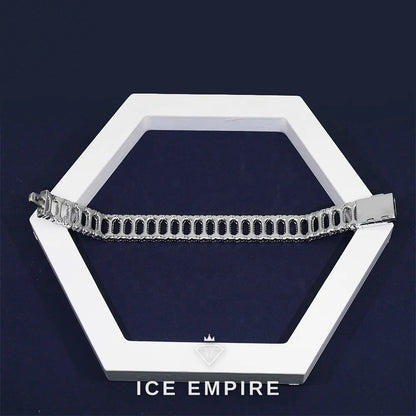 Iced Out Rose Gold Plated Moissanite Cuban Chain