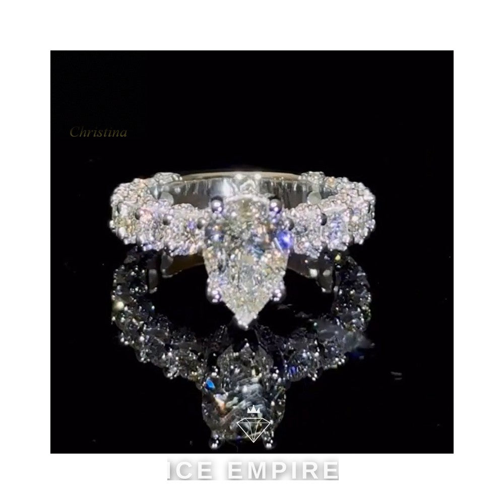 Iced Out 925 Silver Moissanite Bracelet