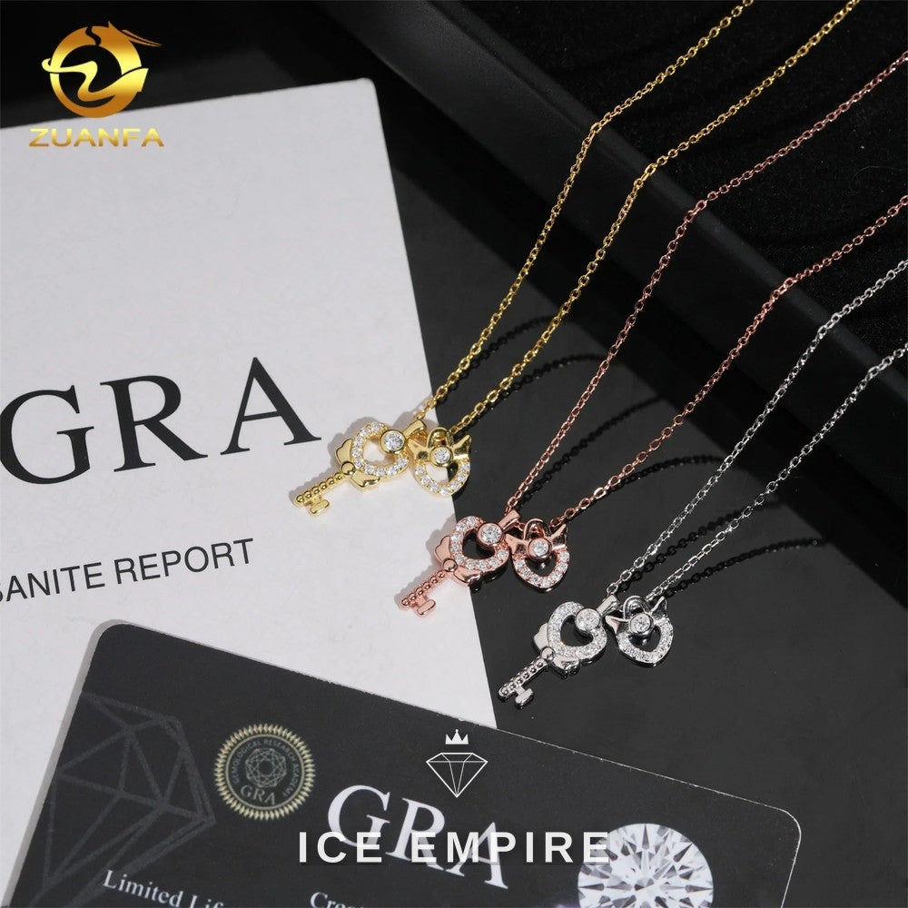 Iced Out Rose Gold Plated Cuban Chain