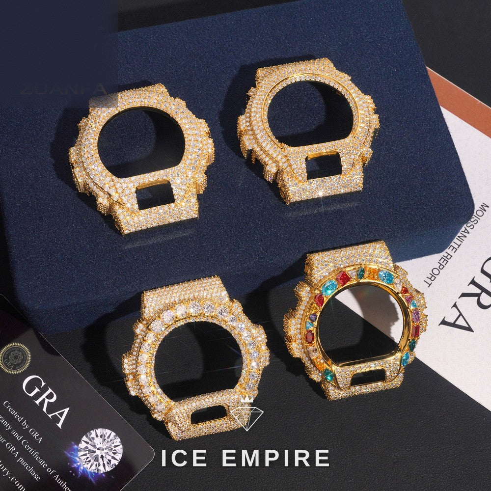 Iced Out 925 Silver Watch