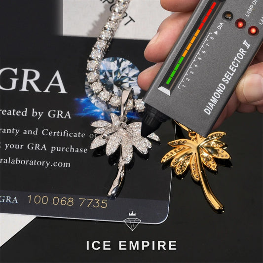 Iced Out 925 Silver Pendant