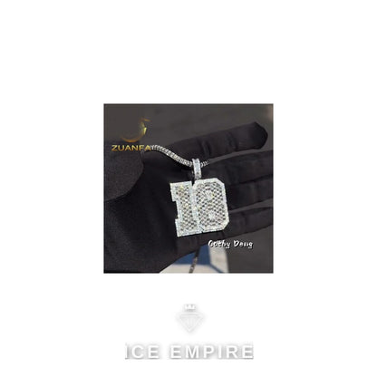 Iced Out Baguette Rose Gold Plated Cuban Chain
