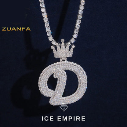 Iced Out Rose Gold Plated Moissanite Tennis Chain