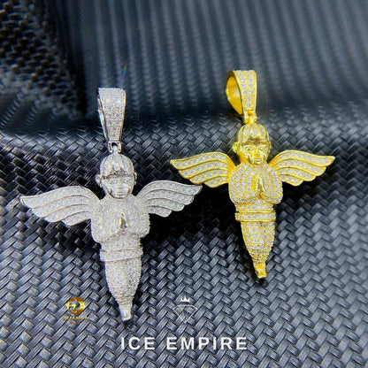 Iced Out Rose Gold Plated Pendant
