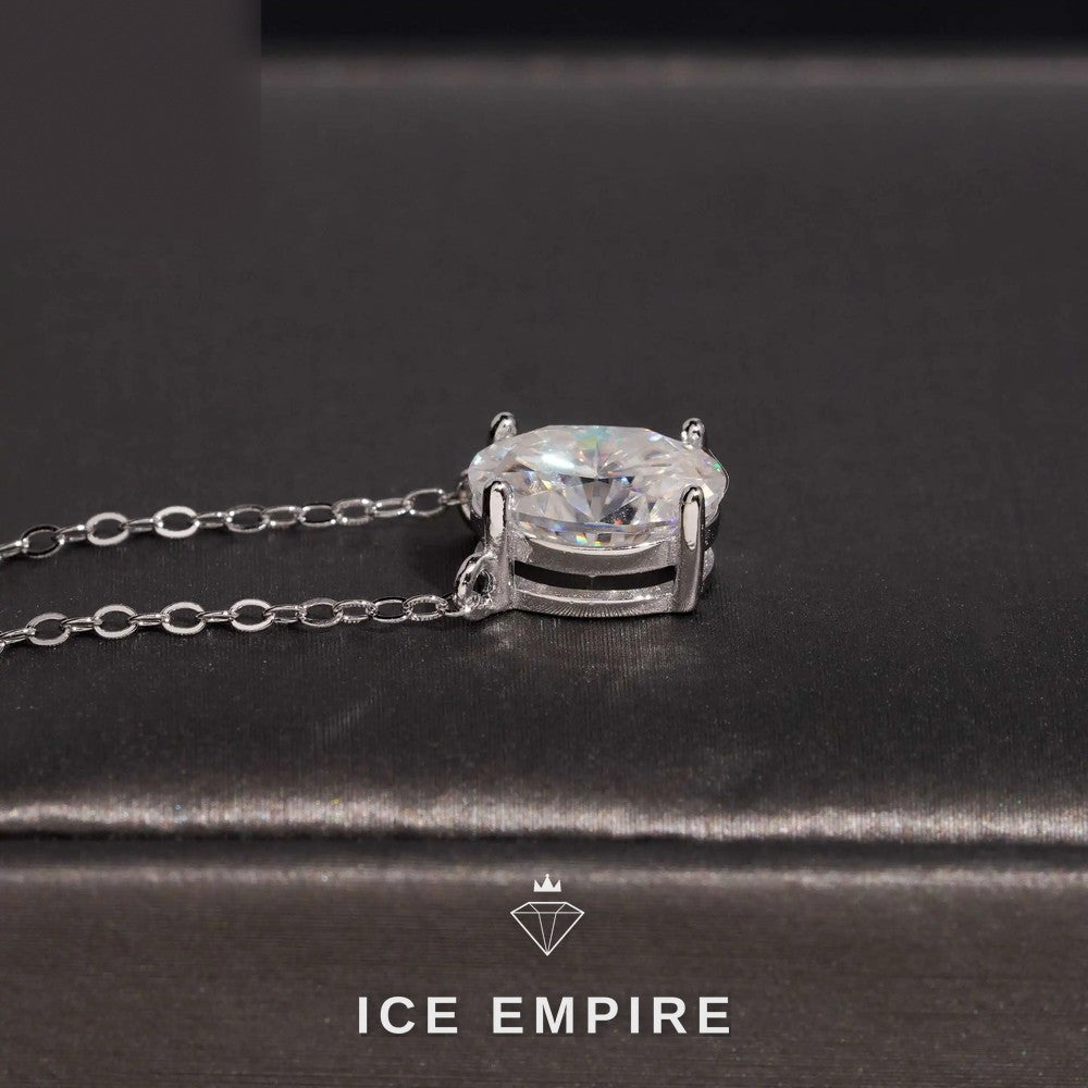 Iced Out Rose Gold Plated Moissanite Cuban Chain
