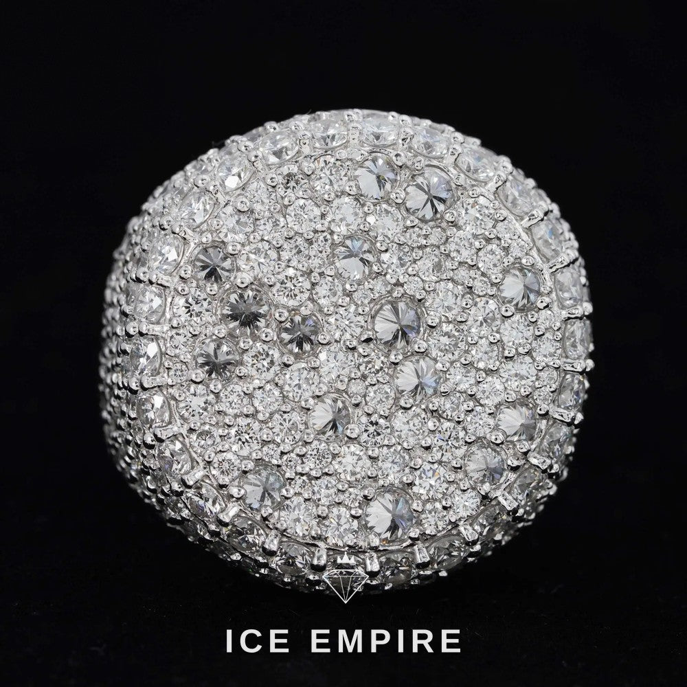 Iced Out 925 Silver Lab Grown Diamond Cuban Chain