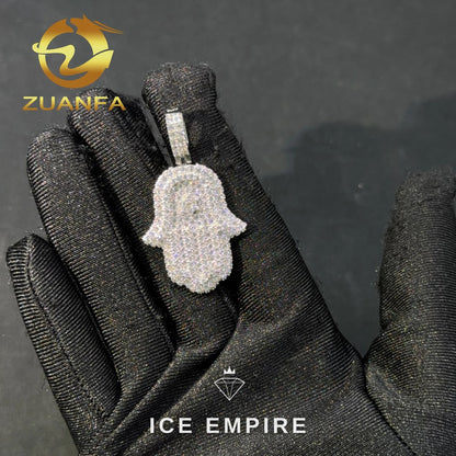 Iced Out Rose Gold Plated Pendant