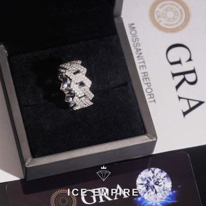 Iced Out Rose Gold Plated Moissanite Cuban Chain