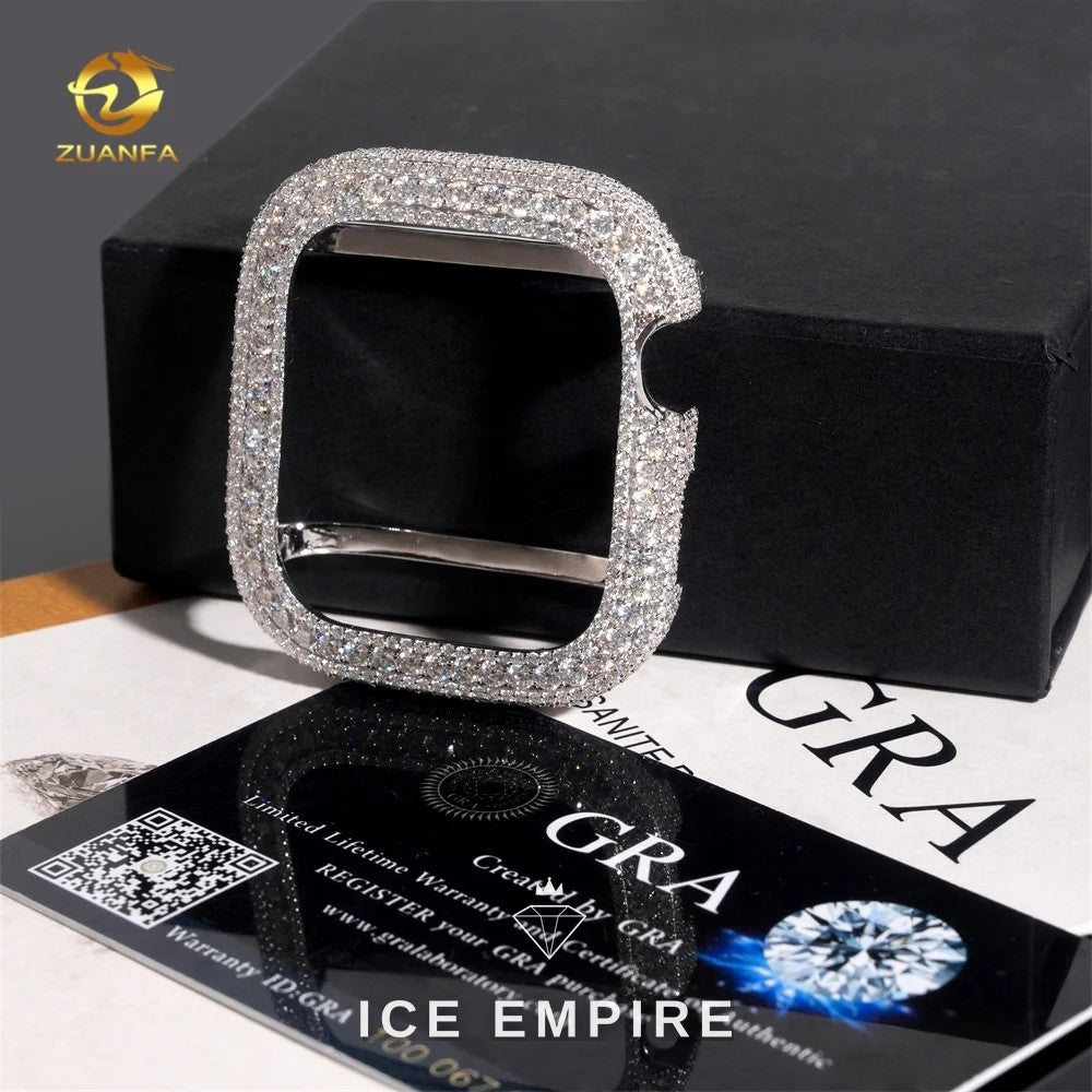 Iced Out 925 Silver Watch