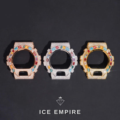 Iced Out Gold Plated Moissanite Watch