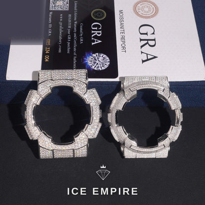Iced Out 925 Silver Moissanite Watch