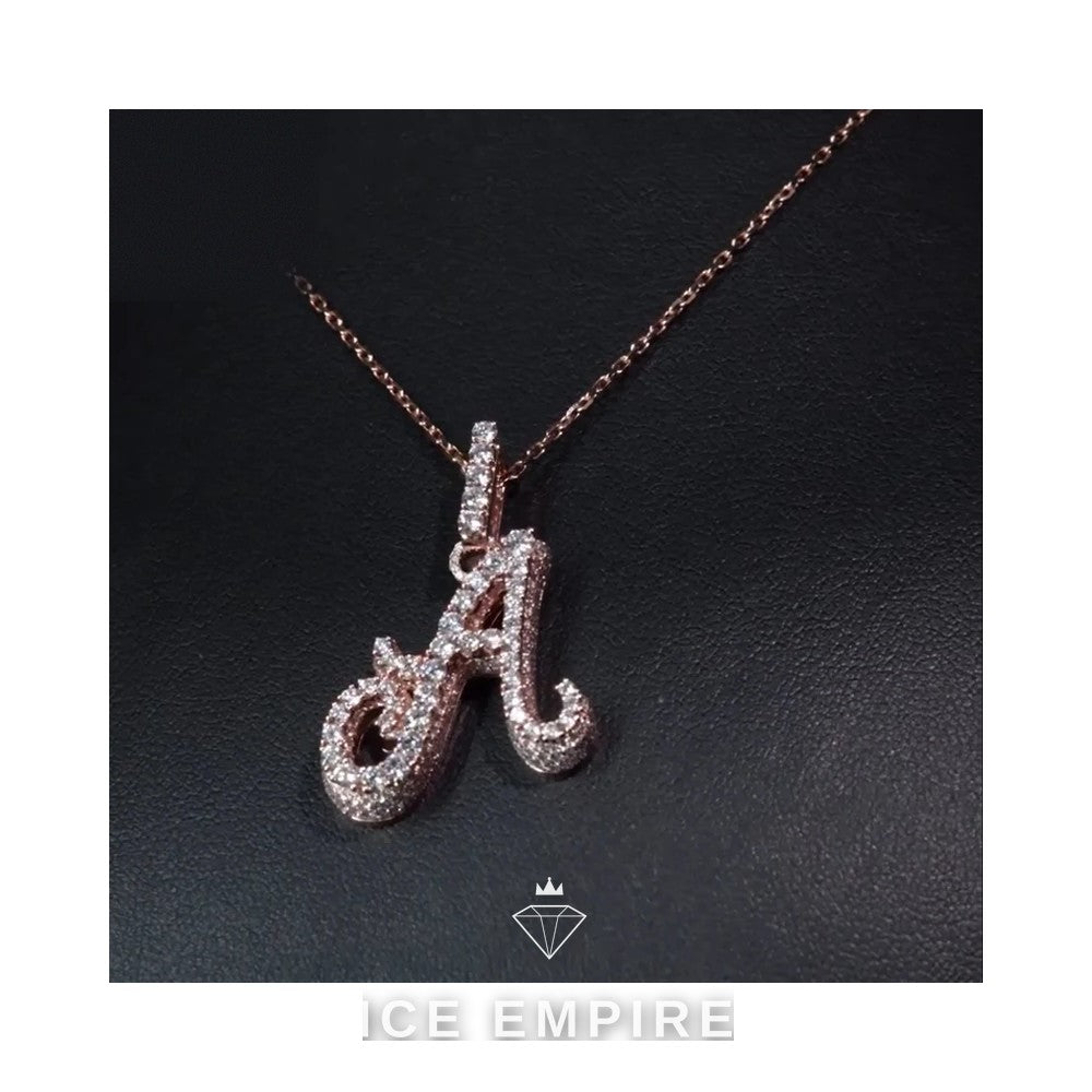 Iced Out 925 Silver Pendant