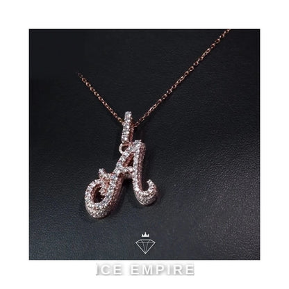 Iced Out 925 Silver Pendant