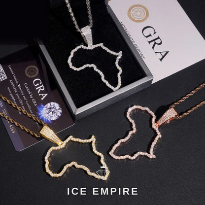 Iced Out 925 Silver Moissanite Pendant