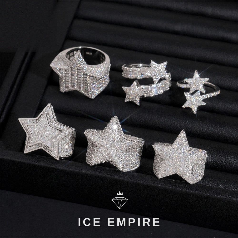 Iced Out 925 Silver Moissanite Cuban Chain