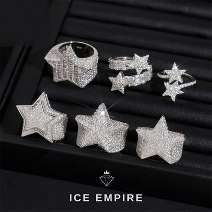 Iced Out 925 Silver Moissanite Cuban Chain