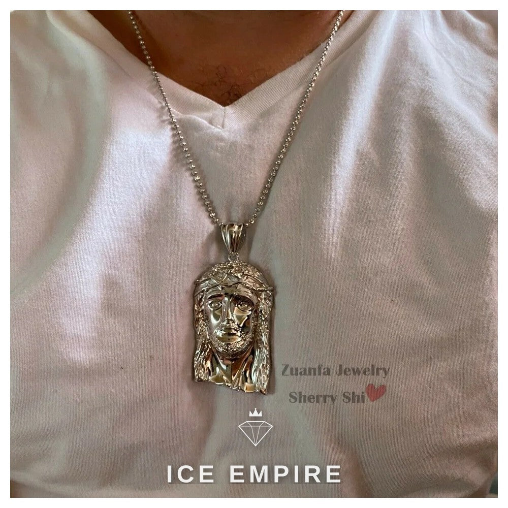 Iced Out Gold Plated Moissanite Pendant
