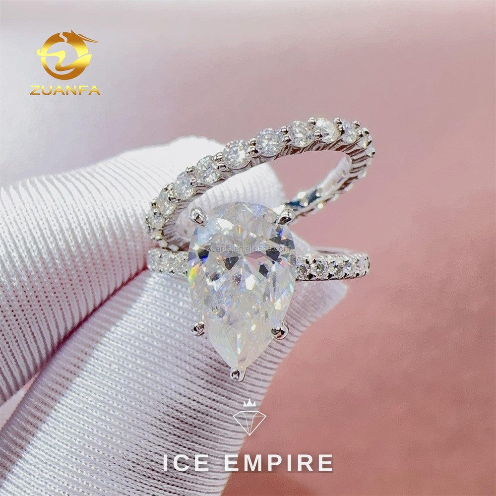 Iced Out 14K Gold Lab Grown Diamond Pendant