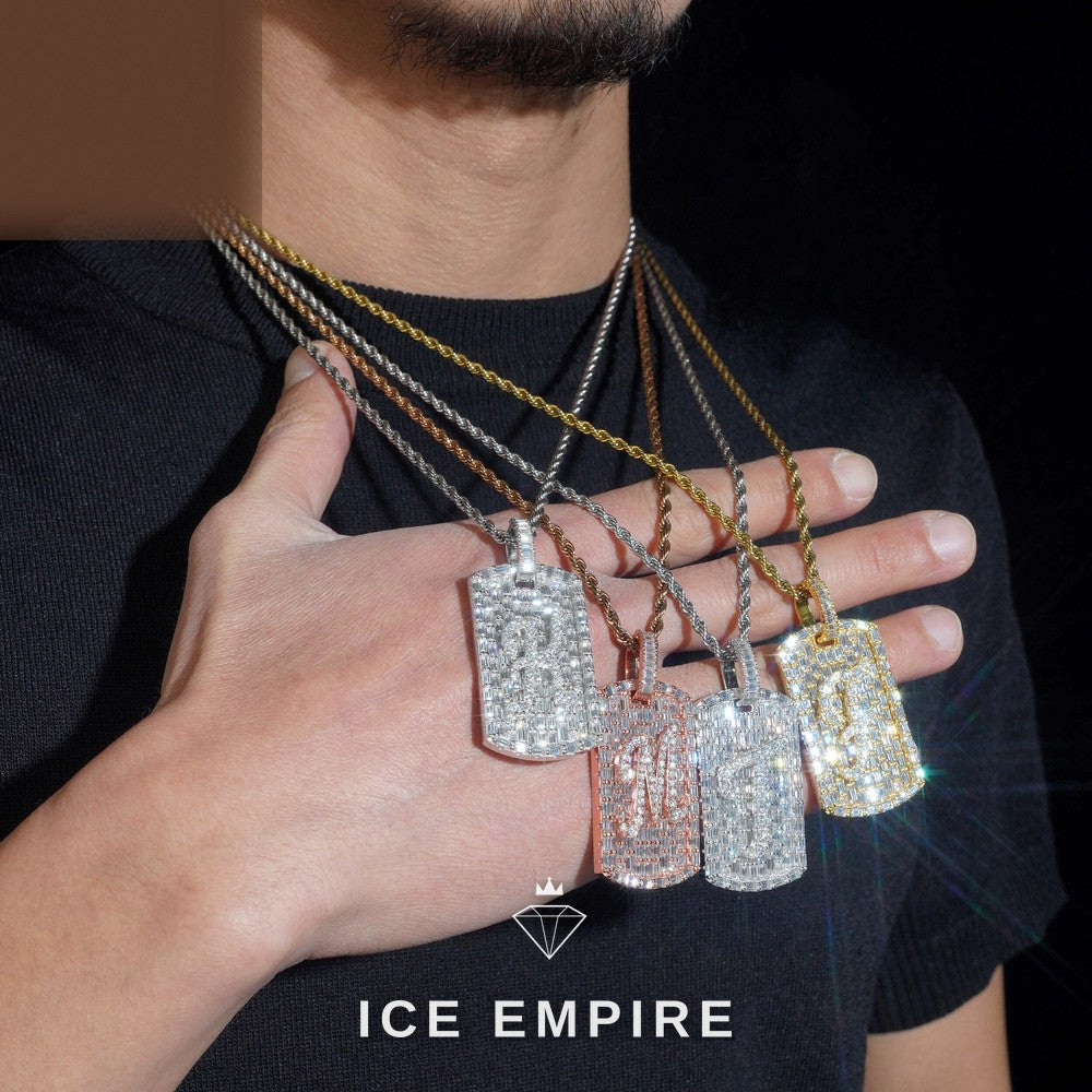 Iced Out Gold Plated Moissanite Pendant