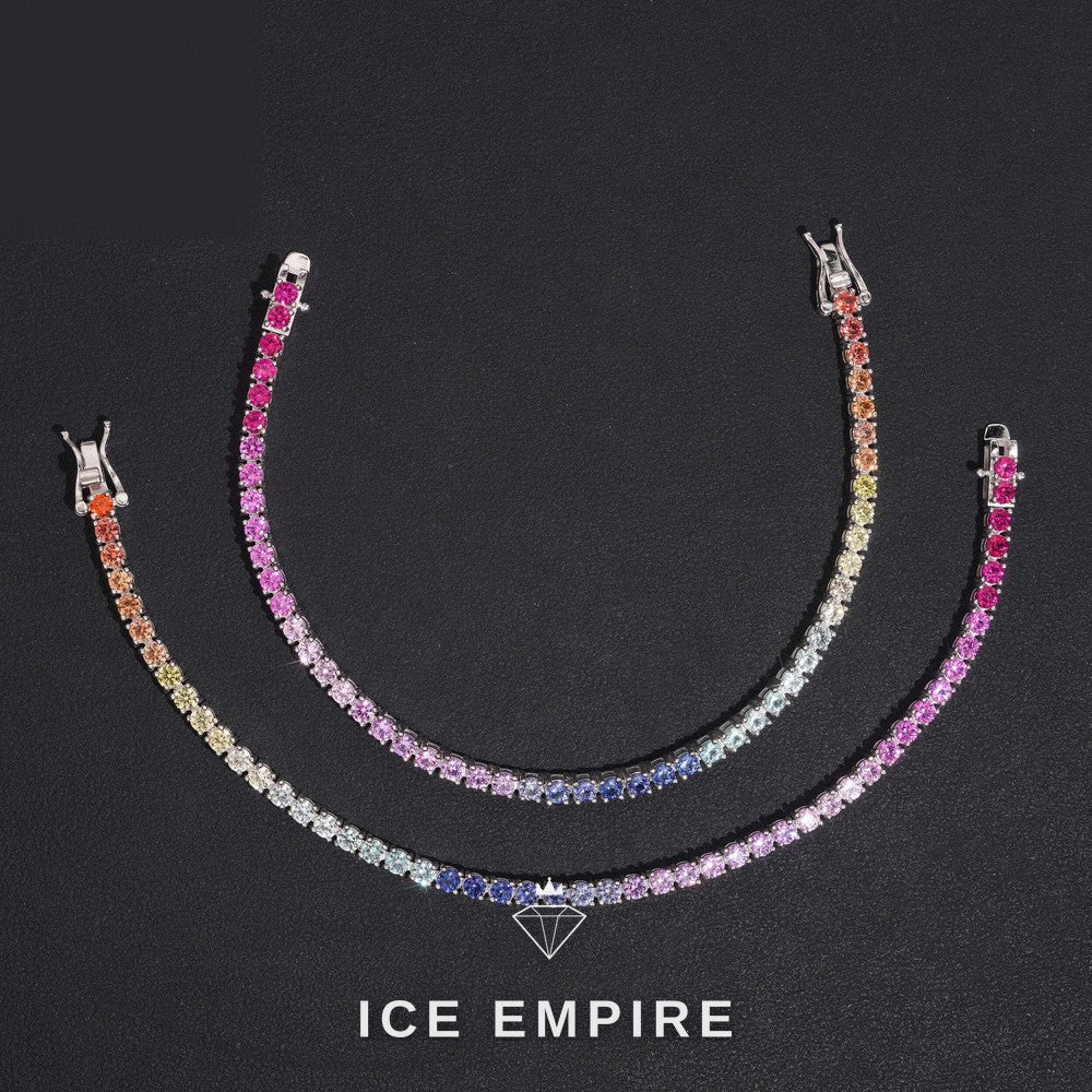 Iced Out 925 Silver Tennis Chain