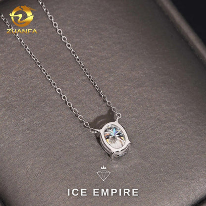 Iced Out Rose Gold Plated Moissanite Cuban Chain