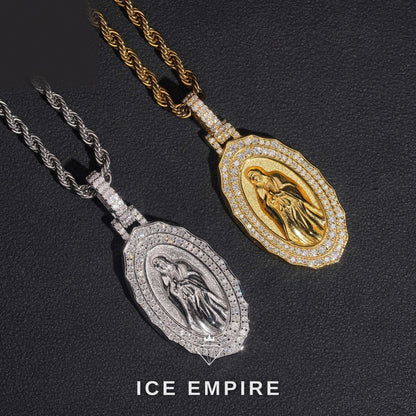 Iced Out 925 Silver Moissanite Pendant