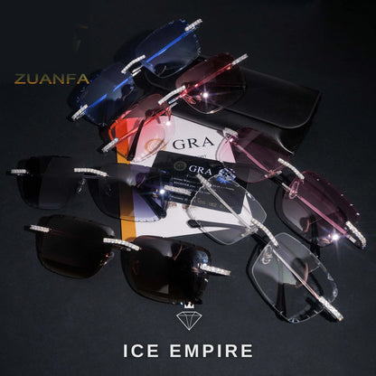 Iced Out 925 Silver Glasses