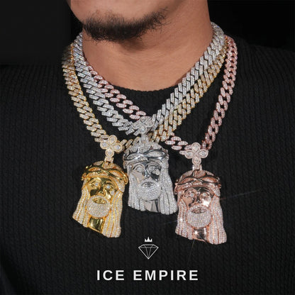 Iced Out 925 Silver Pendant