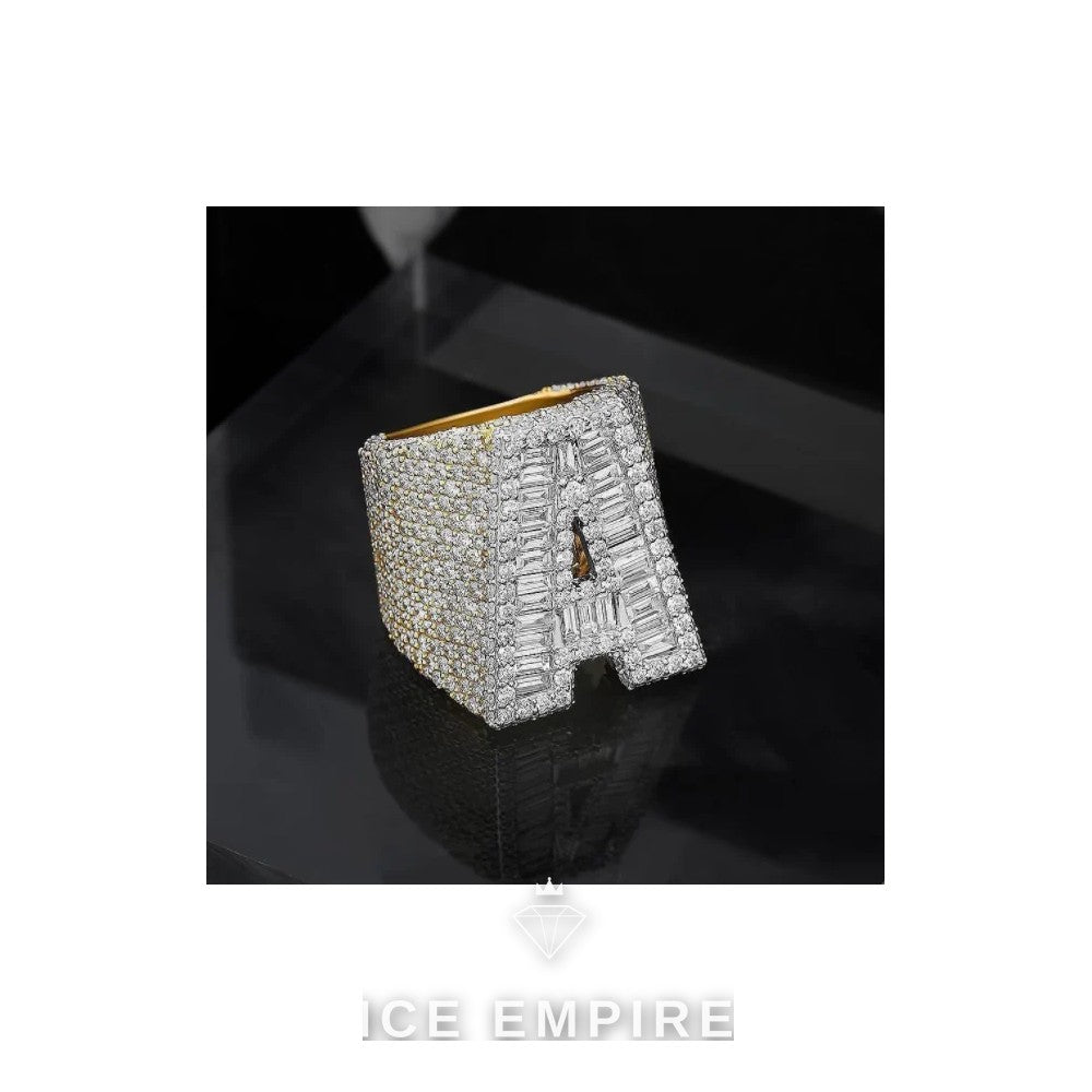 Iced Out Baguette 925 Silver Moissanite Cuban Chain