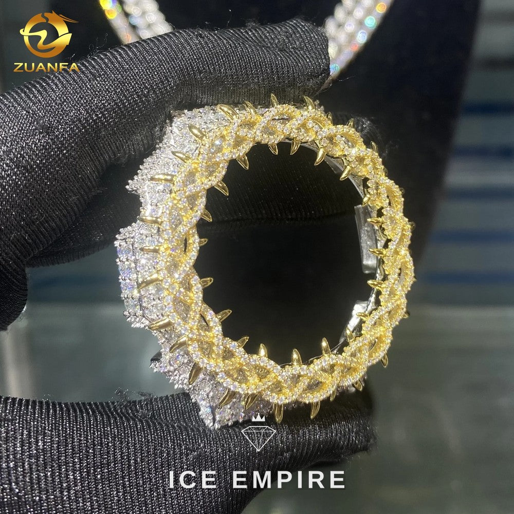Iced Out 925 Silver Moissanite Watch