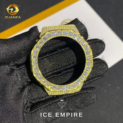 Iced Out 925 Silver Moissanite Watch