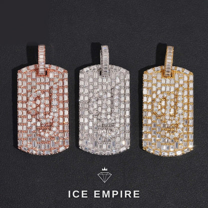 Iced Out Gold Plated Moissanite Pendant