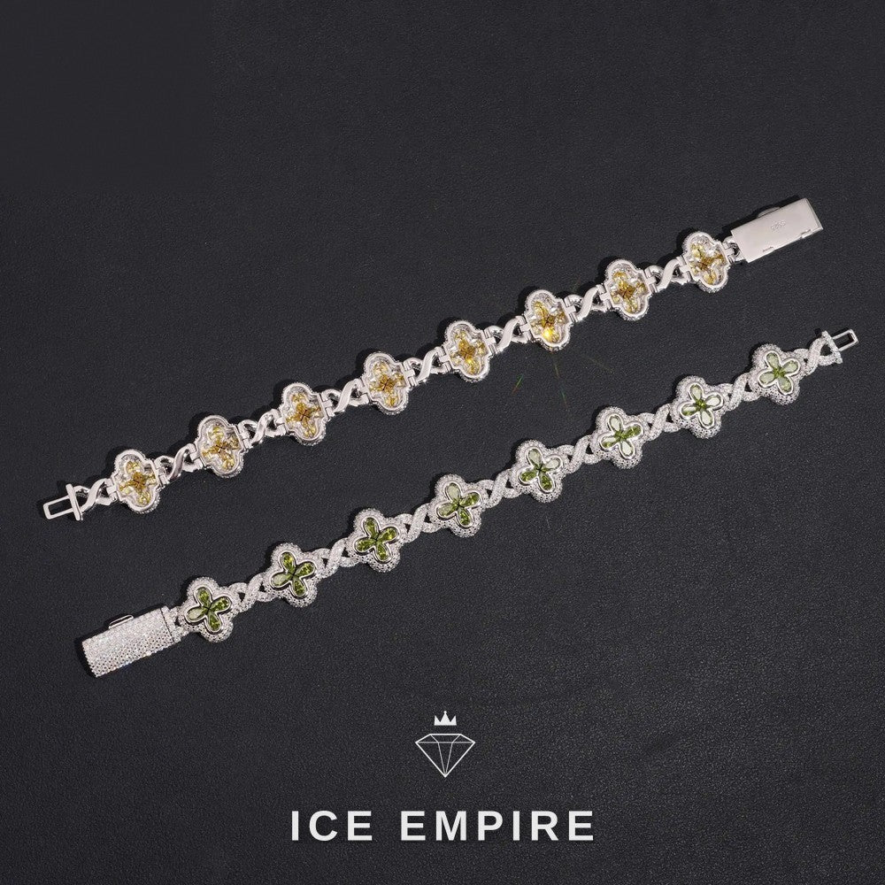Iced Out Gold Plated Moissanite Cuban Chain
