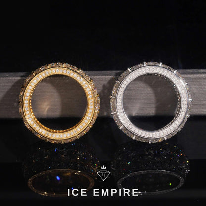 Iced Out 925 Silver Moissanite Ring