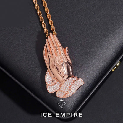 Iced Out 925 Silver Moissanite Pendant
