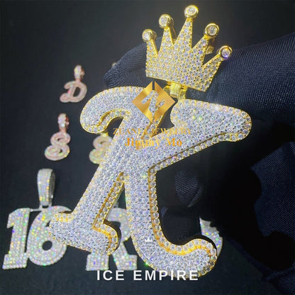 Iced Out 925 Silver Pendant