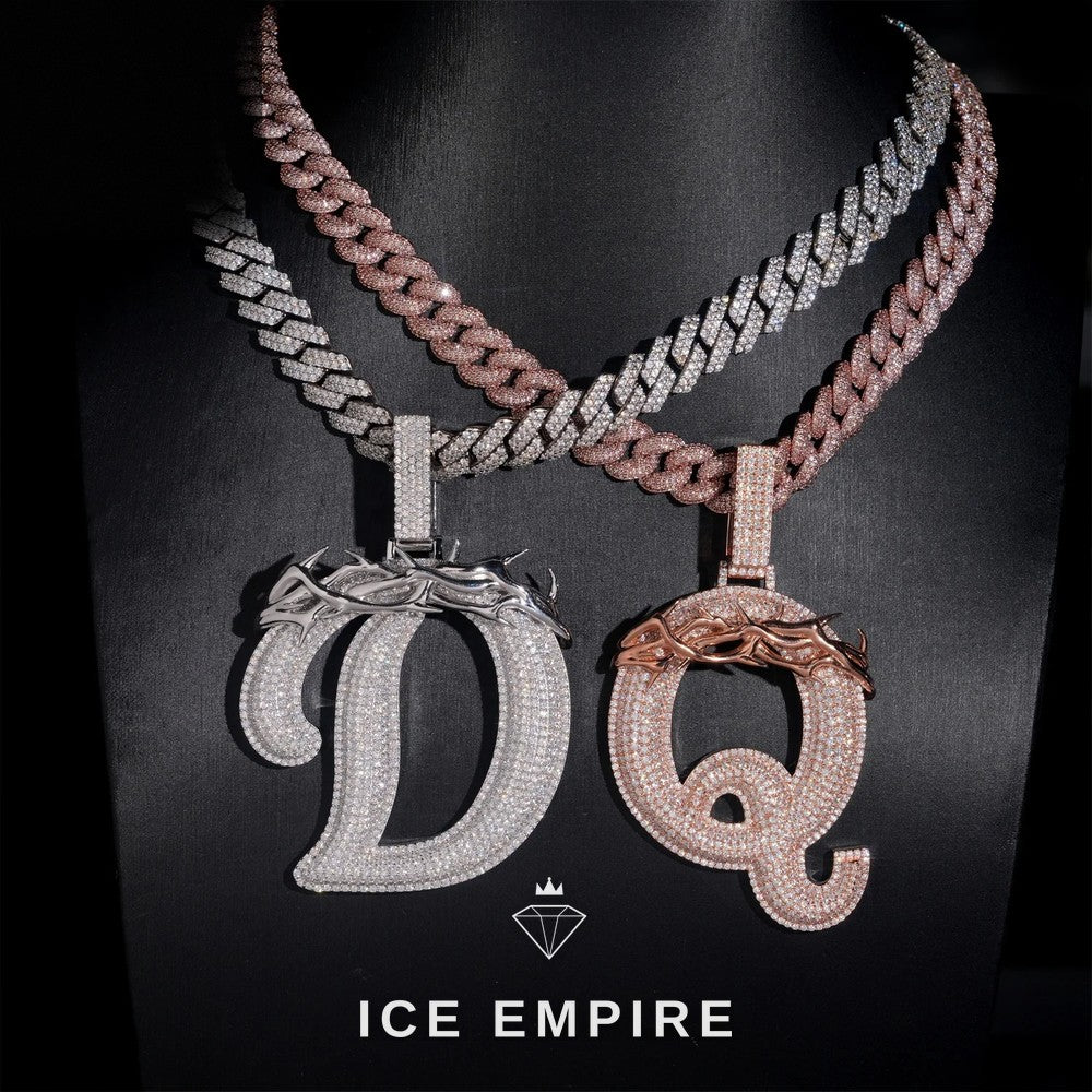 Iced Out 925 Silver Pendant