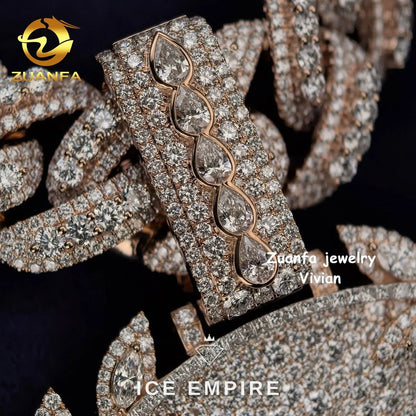 Iced Out 925 Silver Pendant