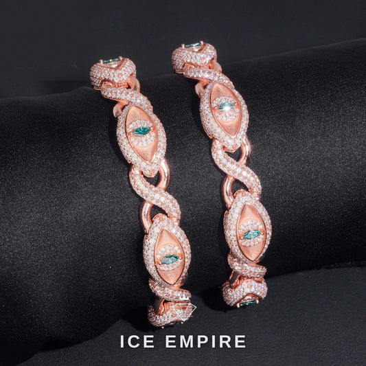 Iced Out 925 Silver Moissanite Cuban Chain