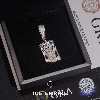 Iced Out 925 Silver Pendant